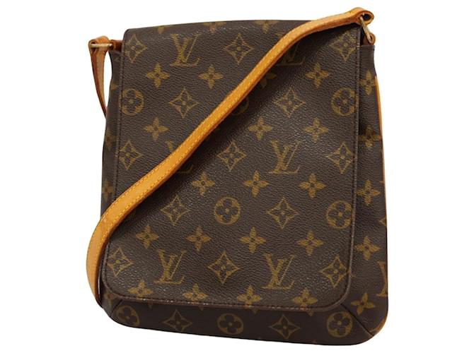 Louis Vuitton Musette Salsa Marrone Tela  ref.1374586