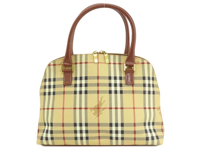 Burberry Nova Check Toile Beige  ref.1374595