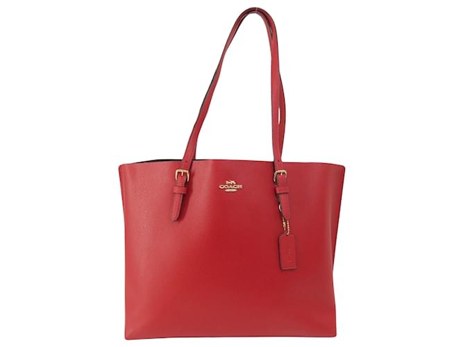 Coach Entraîneur Mollie Cuir Rouge  ref.1374597