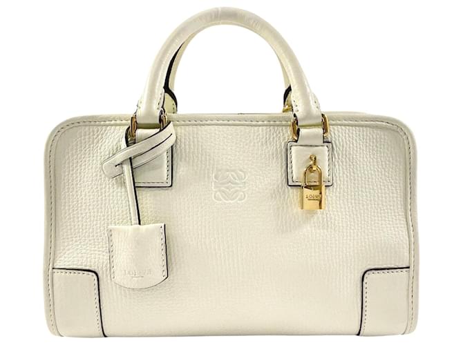 LOEWE AMAZONA Blanco Cuero  ref.1374618