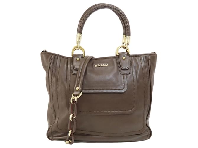 Bally Brown Leather  ref.1374652