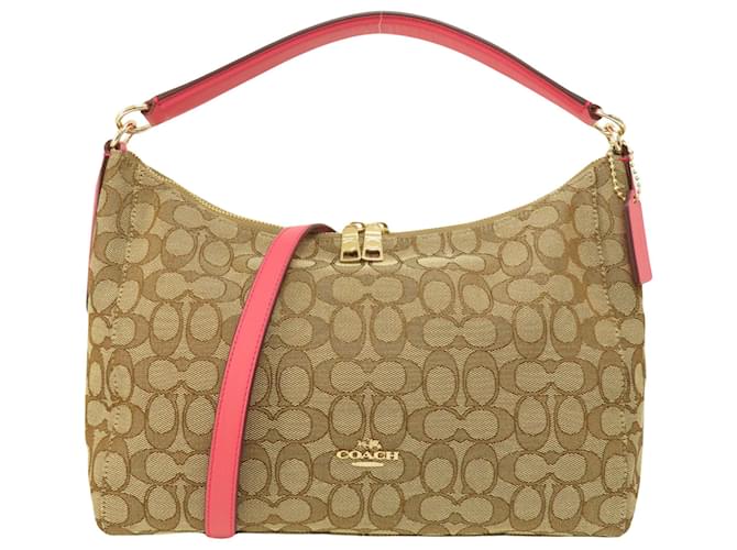 Coach Unterschrift des Trainers Beige Leinwand  ref.1374656