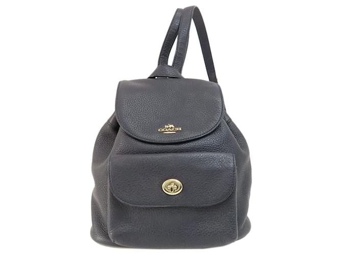 Coach Allenatore Blu navy Pelle  ref.1374726