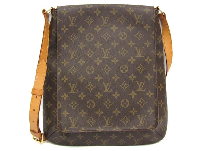 Louis Vuitton Musette Marrom Lona  ref.1374737