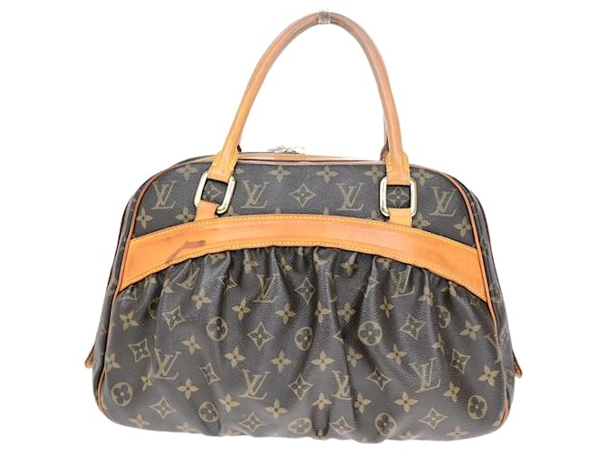 Louis Vuitton Mizi Braun Leinwand  ref.1374738