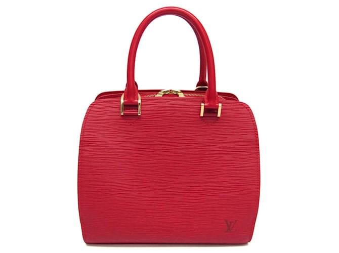 Louis Vuitton Pont Neuf Vermelho Couro  ref.1374749