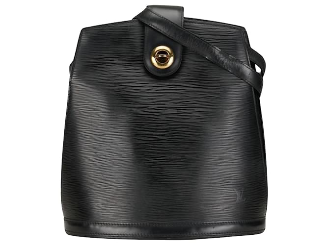 Louis Vuitton Cluny Negro Cuero  ref.1374757