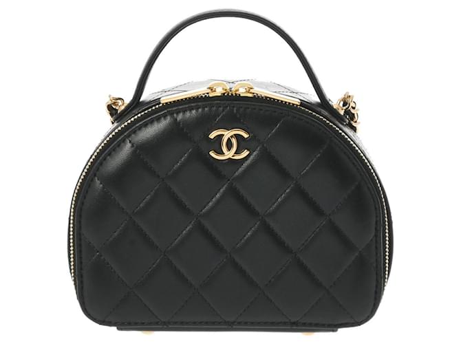 Classique Chanel Matelassé Cuir Noir  ref.1374762