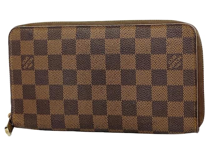 Louis Vuitton Zippy Brown Cloth  ref.1374769