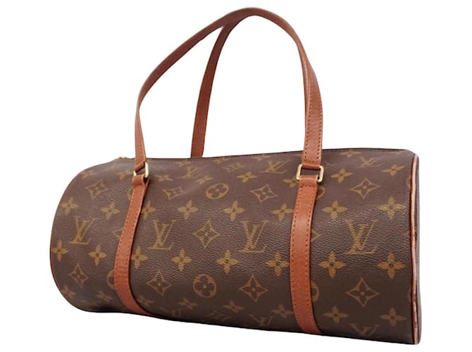 Papillon Louis Vuitton Papillón 30 Castaño Lienzo  ref.1374790