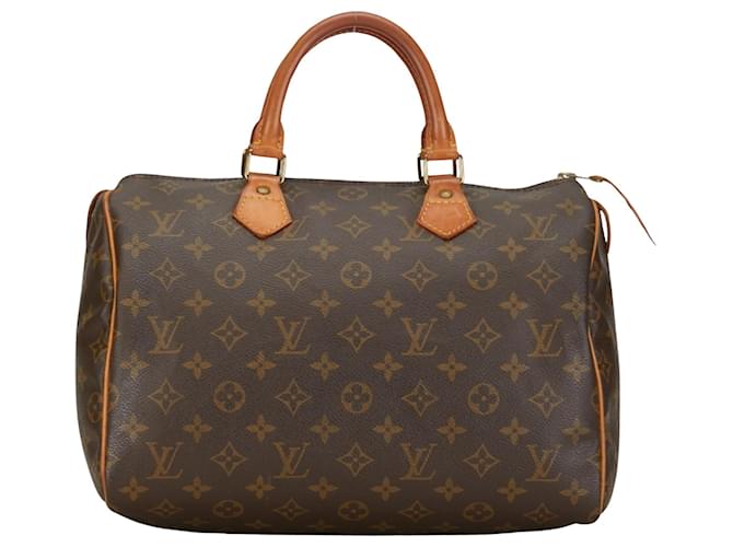 Louis Vuitton Speedy 30 Brown Cloth  ref.1374792