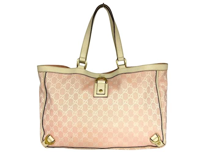 Gucci Abbey Pink Leinwand  ref.1374822