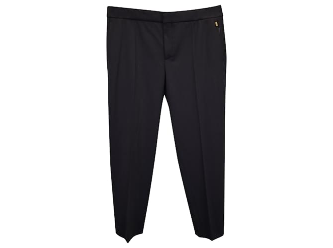 Pantaloni Chloé in Lana Nera Nero  ref.1374840