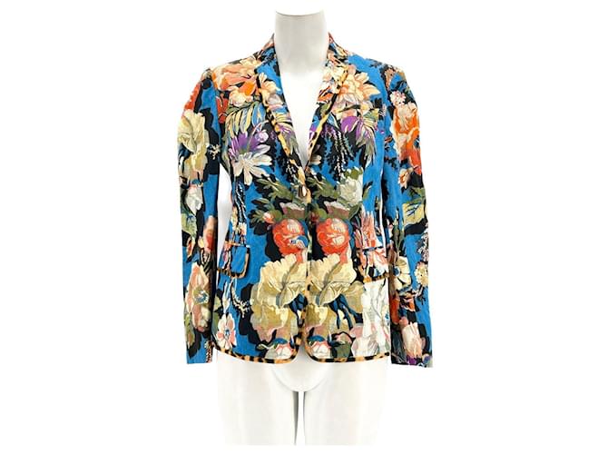 Dries Van Noten DRIES VAN NOTAN Chaquetas T.FR 38 Viscosa Azul  ref.1374853