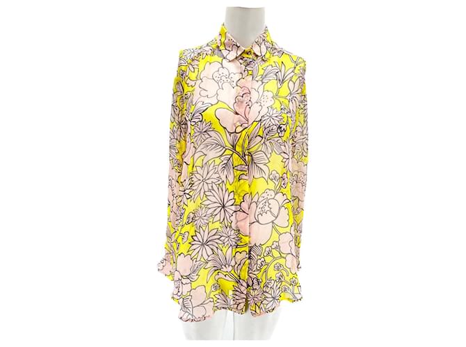 MSGM  Tops T.International S Polyester Yellow  ref.1374879