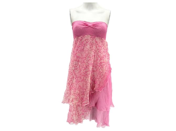 Autre Marque POUPETTE ST BARTH  Dresses T.0-5 1 Silk Pink  ref.1374888