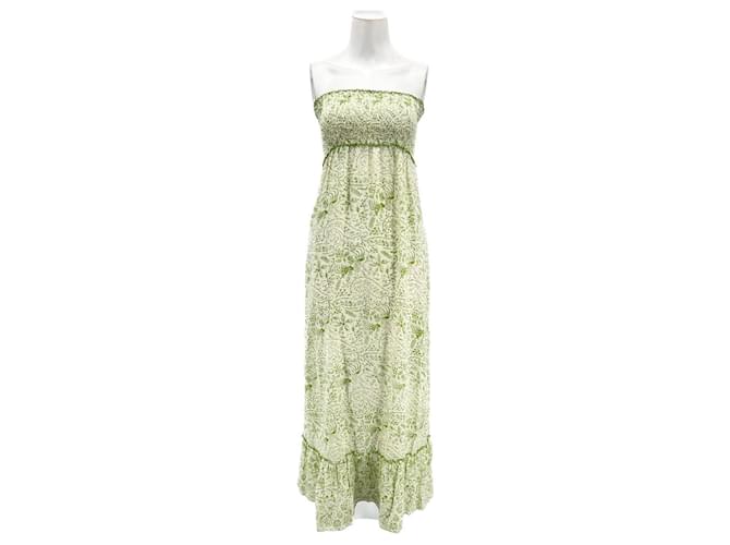 Autre Marque POUPETTE ST BARTH  Dresses T.0-5 1 Silk Green  ref.1374902