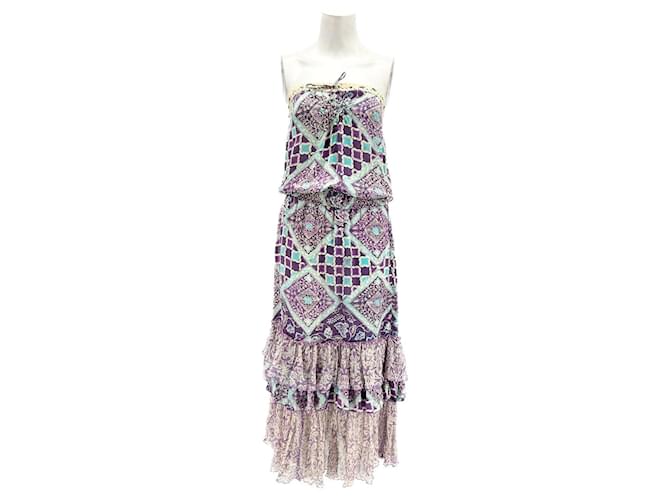 Autre Marque POUPETTE ST BARTH  Dresses T.US 1 Polyester Purple  ref.1374907