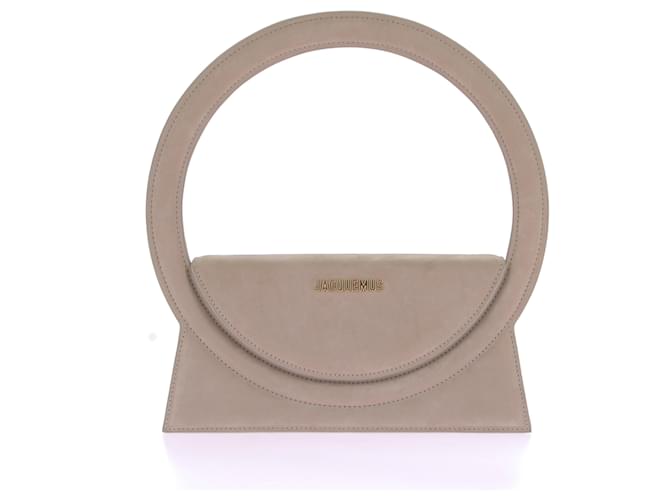 JACQUEMUS  Handbags T.  Leather Beige  ref.1374913