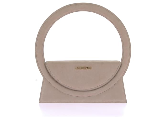 JACQUEMUS Handtaschen T. Leder Beige  ref.1374913