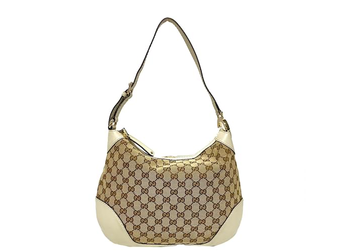 Gucci Brown GG Canvas Charlotte Hobo Pony-style calfskin Cloth  ref.1375029