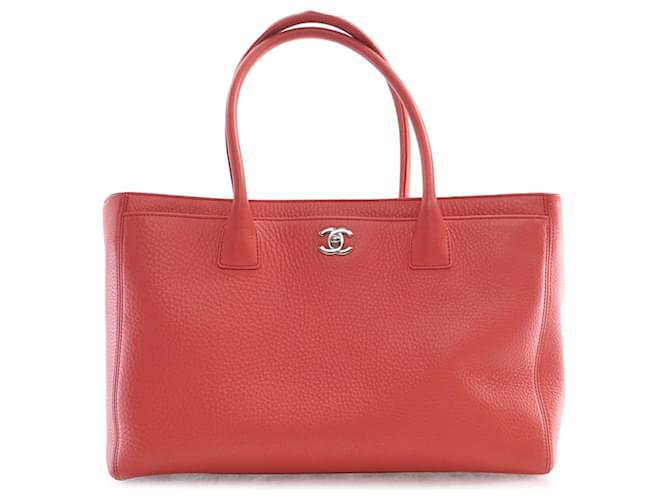 Executive Chanel Cerf Executivo Caviar Rosa Couro Bezerro-como bezerro  ref.1375044