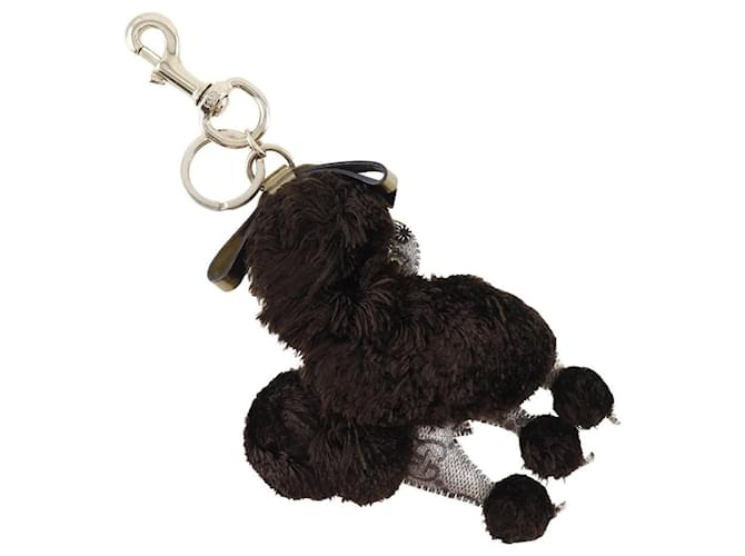 Gucci Poodle Keychain Bag Charm  Canvas Key Holder in Good condition Cloth  ref.1375084