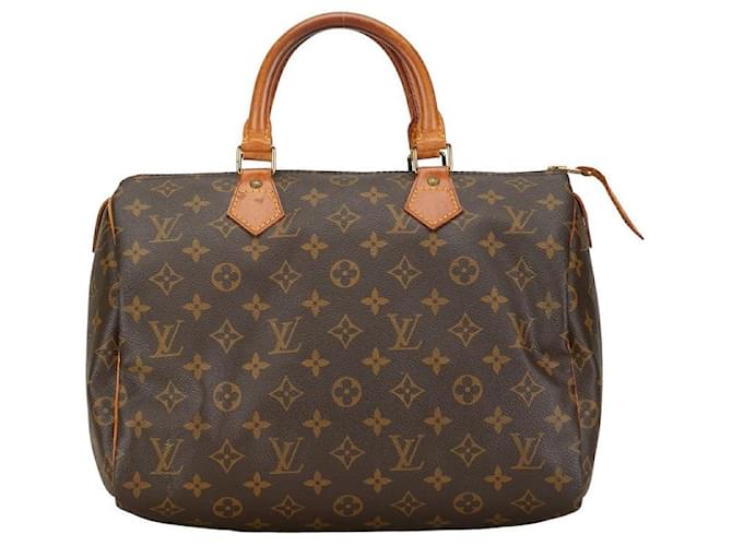 Louis Vuitton Speedy 30 Canvas Handbag M41526 in Fair condition Cloth  ref.1375107