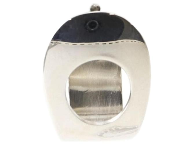 Gucci Silber Pierce Ohrring Metallohrringe in gutem Zustand  ref.1375120