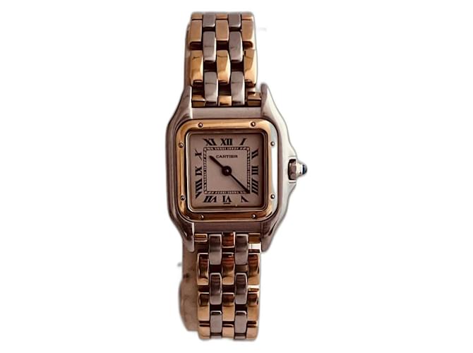 Cartier Panther PM Golden Steel Yellow gold  ref.1375168