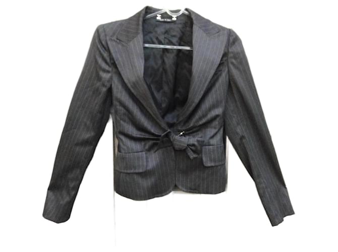 Gucci Jackets Dark grey Wool  ref.1375172