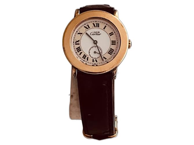 Cartier A ronda Fora de branco Prata  ref.1375173