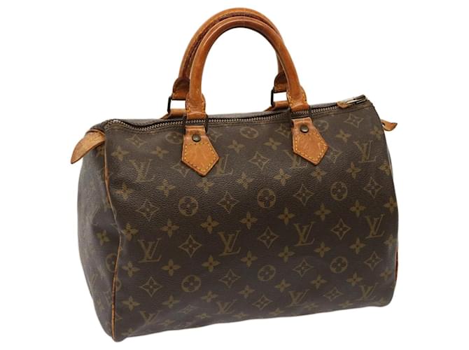 LOUIS VUITTON Monogram Speedy 30 Hand Bag M41526 LV Auth yk12142 Cloth  ref.1375206