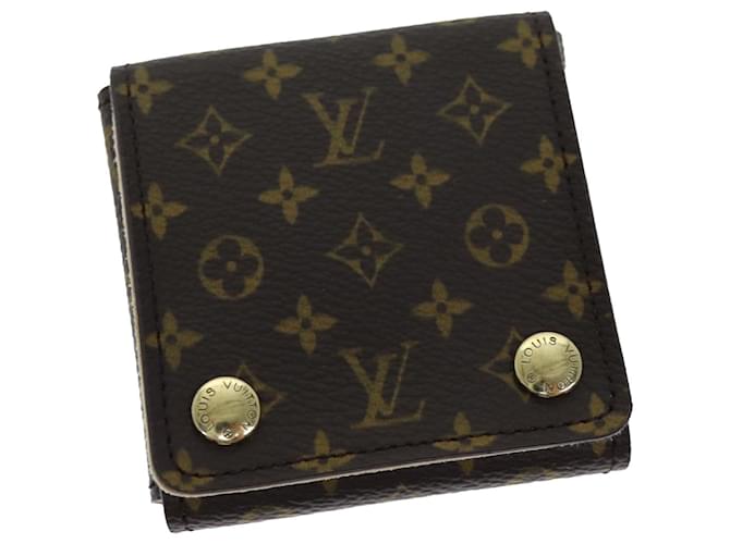 LOUIS VUITTON Monogram Jewelry Case Jewelry Box LV Auth am6201 Cloth  ref.1375238