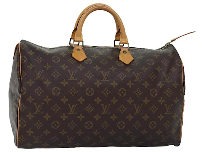 LOUIS VUITTON Monogramm Speedy 40 Handtasche M41522 LV Auth 73713 Leinwand  ref.1375286