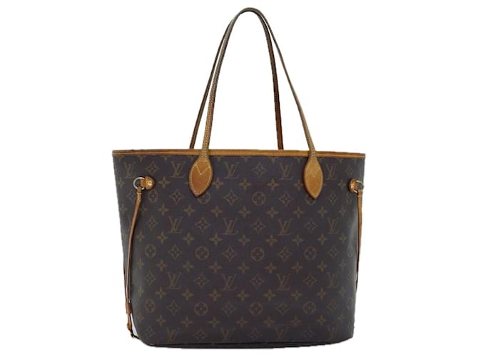 LOUIS VUITTON Monograma Neverfull MM Sacola M40156 Autenticação de LV ki4474 Lona  ref.1375301