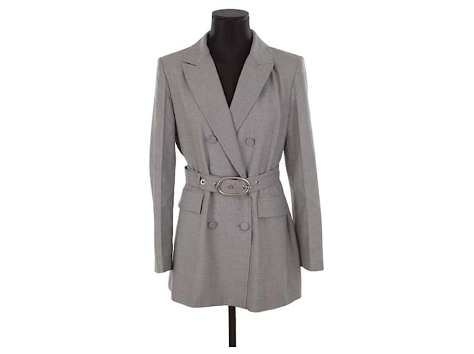 Claudie Pierlot Chaqueta Gris Poliéster  ref.1375361