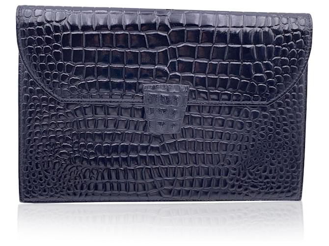 Yves Saint Laurent Clutch Bag Vintage Black  ref.1375464