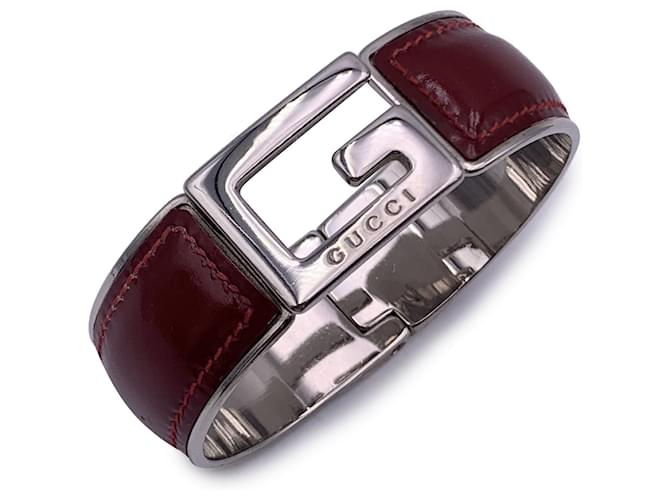 Bracelet Gucci Acier Rouge  ref.1375481