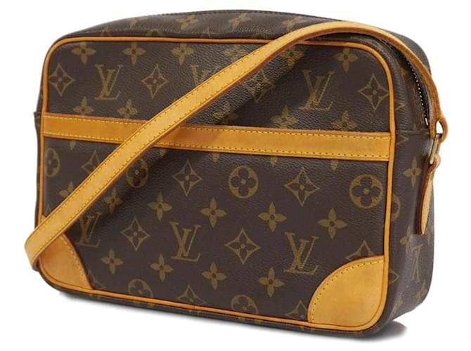 Louis Vuitton Trocadéro Marrone Tela  ref.1375590