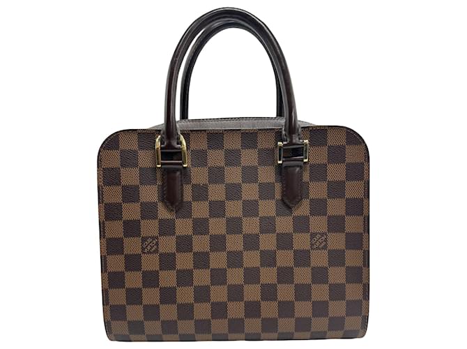 Louis Vuitton Triana Brown Cloth  ref.1375617
