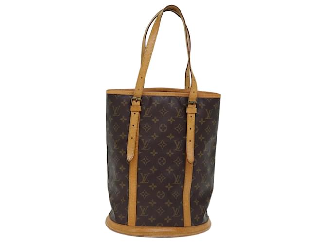 Louis Vuitton Bucket Brown Cloth  ref.1375620