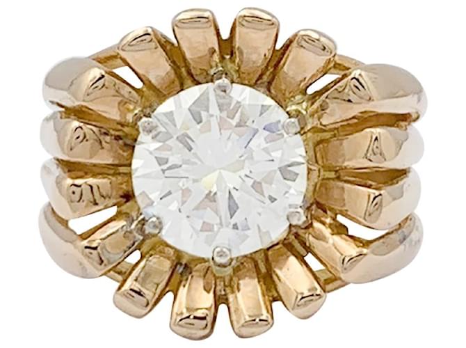 inconnue Vintage-Ring aus Roségold, Diamant.  ref.1375623