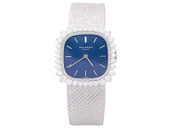 Patek Philippe white gold watch, diamonds.  ref.1375624