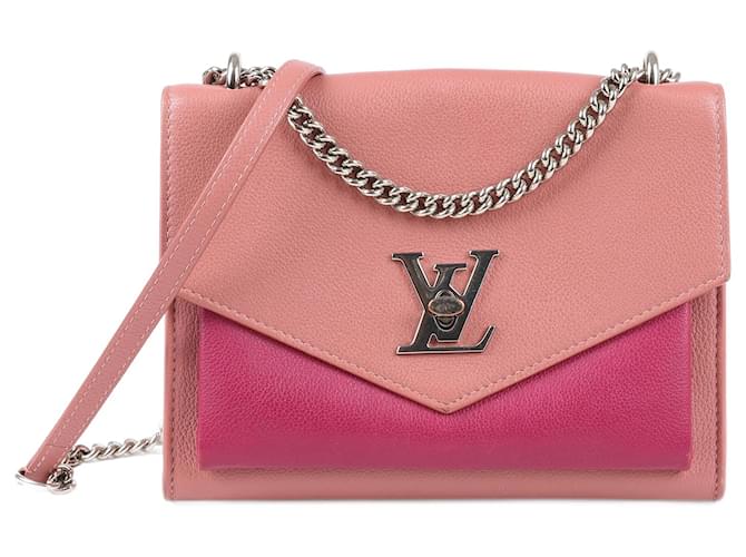 Twist Louis Vuitton MyLockMe BB 2Way Handbag in Pink M51492 Leather  ref.1375701