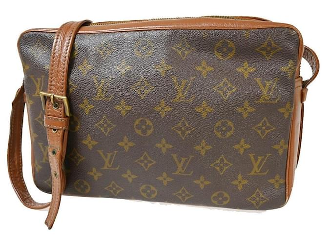 Louis Vuitton Besace Castaño Lienzo  ref.1375729