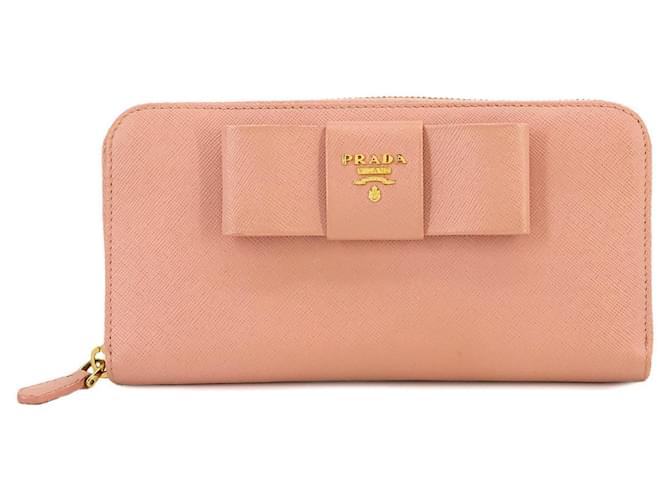 Ruban Prada Cuir Rose  ref.1375740