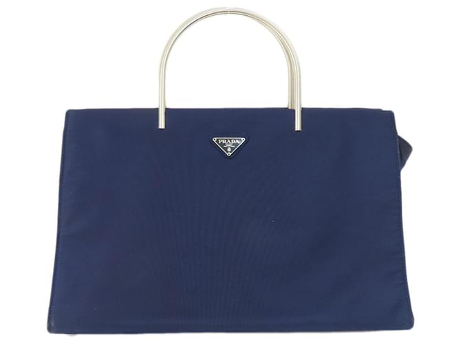 Prada Tessuto Navy blue Synthetic  ref.1375743