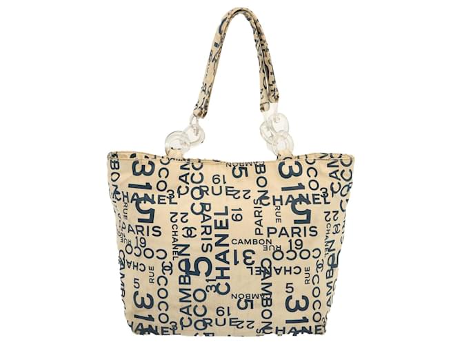 Timeless Chanel Shopping Beige Cloth  ref.1375749