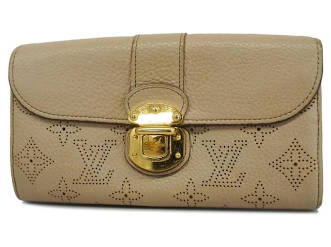 Louis Vuitton Portefeuille Iris Castaño Lienzo  ref.1375770